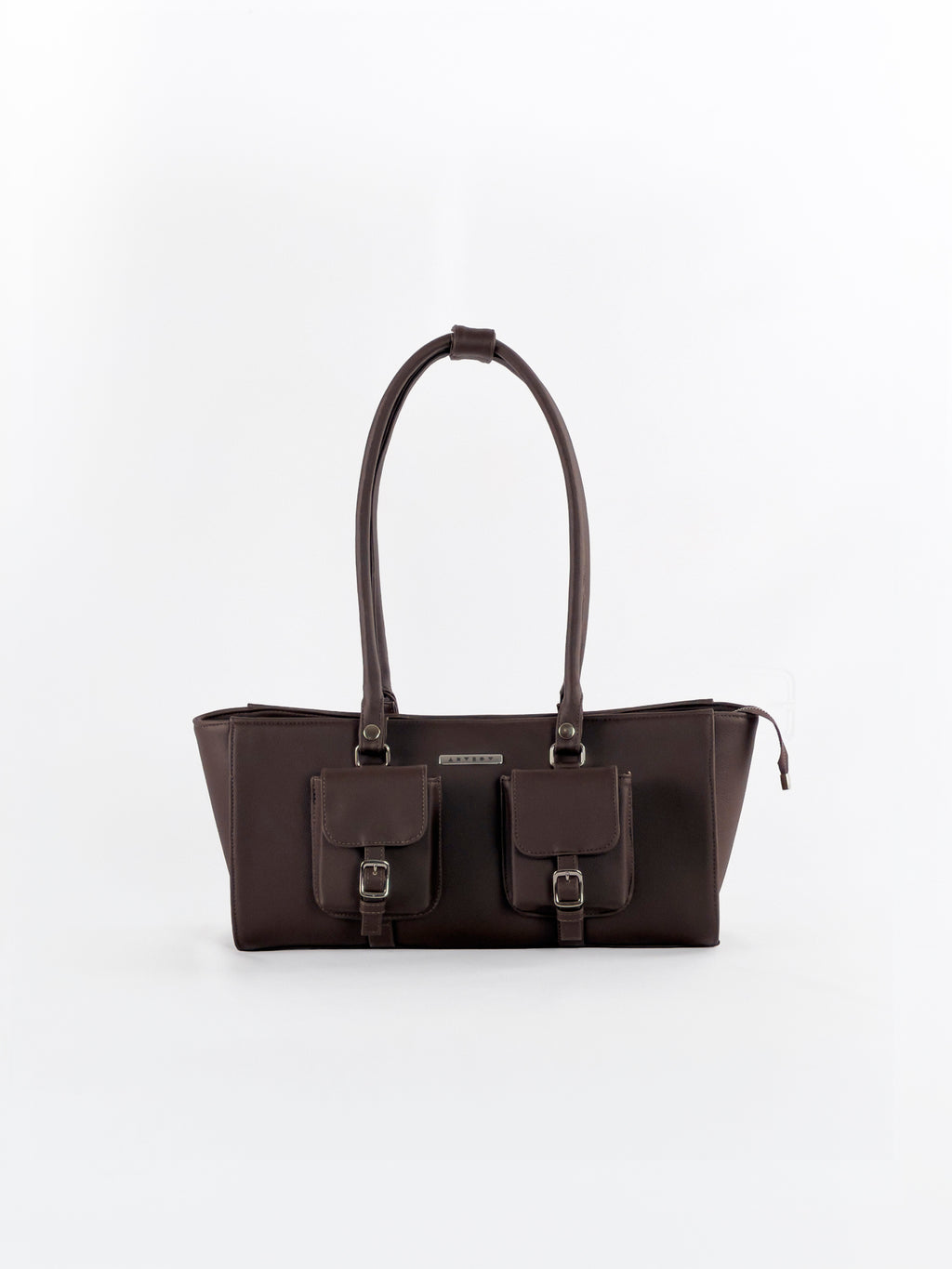 Wide Office Tote Bag - Choco
