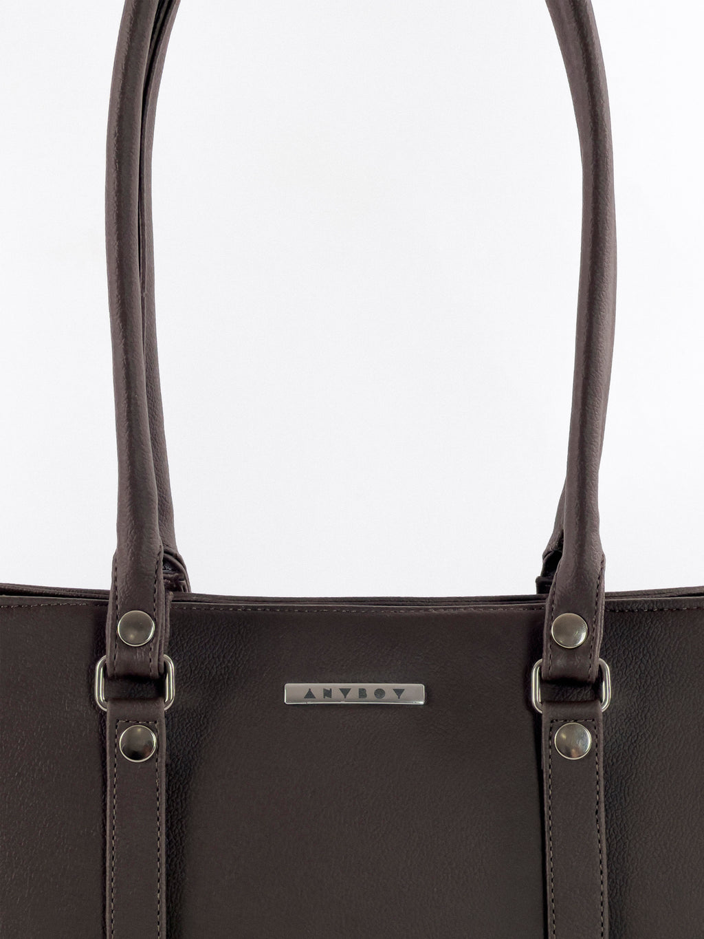 Wide Office Tote Bag - Choco